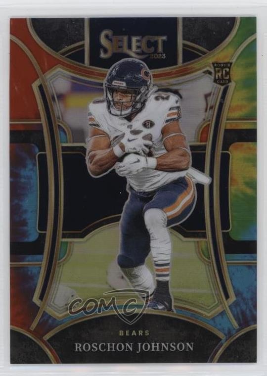 2023 Select Suite Level Tie-Dye Prizm 25/25 Roschon Johnson #417 Rookie RC 19fe