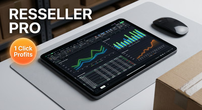 eBay Reseller Spreadsheet Excel Profit Tracker Inventory Management Bookkeeping