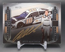 2023 Panini National Treasures Aric Almirola Signature Track Pass Auto #6/25