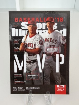 Shohei Ohtani Mike Trout 2021 Topps x Sports Illustrated #36   MVP   Angels