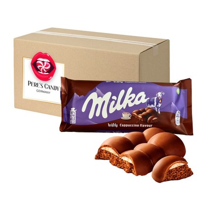 Milka Bubbly Cappuccino Tafel 4er Pack - 4x 97 g