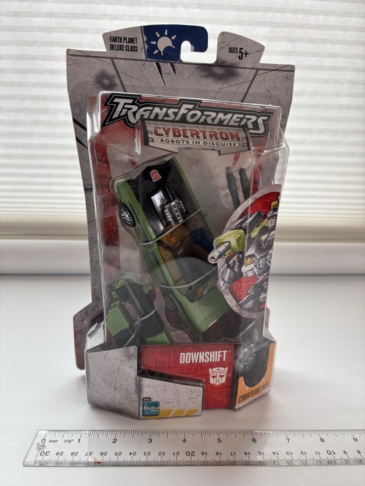 Figura Hasbro Transformer Cybertron Downshift 2005 sellada paquete sellado nueva Foto 2 de 4