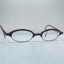 Vintage OLIVER PEOPLES Eyeglasses OP-608 Brown Frame 45 20-138 Made In Japan