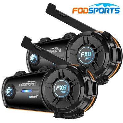 2X FX8 PRO Motorrad Helm Intercom Bluetooth Headset Ambient Mode Musik teilen