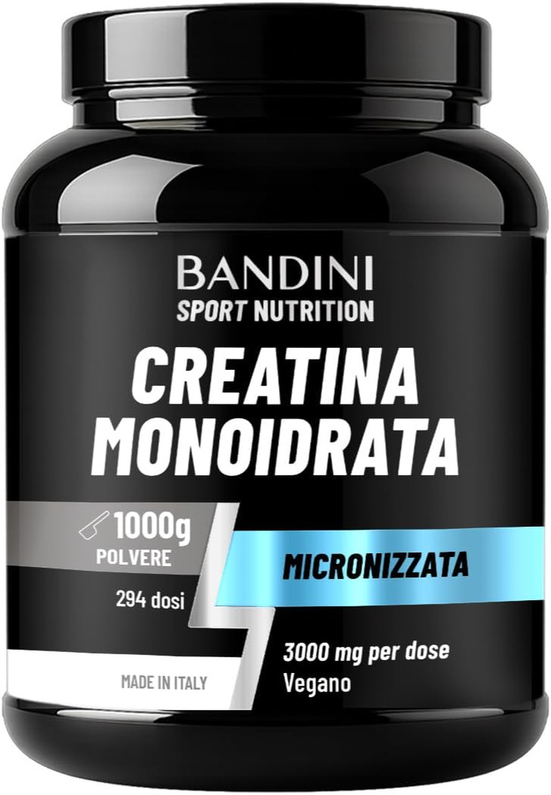 Creatina Monoidrata 1000g Pura Vegana - Qualità Top in Polvere