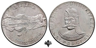 TÜRKEI 50 lira 1971 SILVER Silbermünze Turkey
