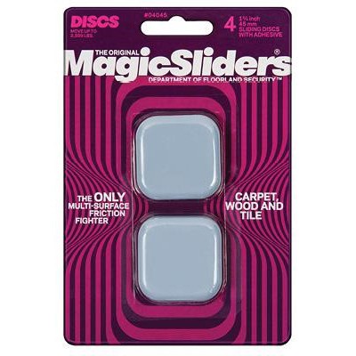 5 Pack - Surface Protectors, Adhesive, 1-3/4-In. Square, 4-Pk. -04045
