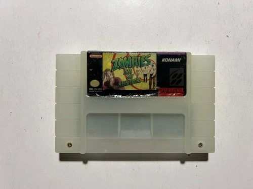 Zombies Ate My Neighbors (Super Nintendo SNES)Works Authentic Glow In The Dark🔥