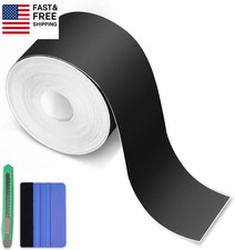 Matte Black Vinyl Wrap Self-adhesive Matte Vinyl Tape For Black Out Chrome Dele