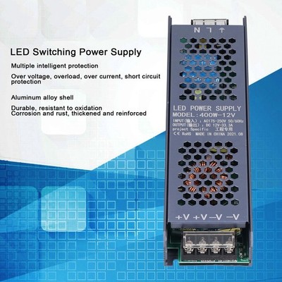 LED Switching Power Supply Efficient 400W AC175 250V For Hotels Aluminum Angebot