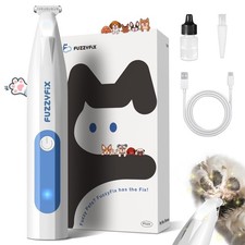 Dog Paw Trimmer with LED Light, Low Noise Paw Trimmer for Dogs, Typ... Fast Ship