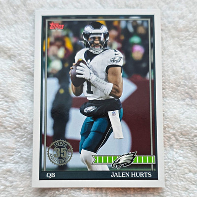 Topps Flagship Jalen Hurts Philadelphia Eagles 35th Anniversary #91TF-43
