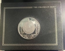 1985 British Virgin Islands $20 Silver Treasure O Carribean Coin BRASS NOCTURNAL