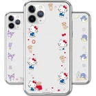 Sanrio Happiness Room Circle Clear Case for Galaxy S25 S24 S23 Ultra Plus Korea