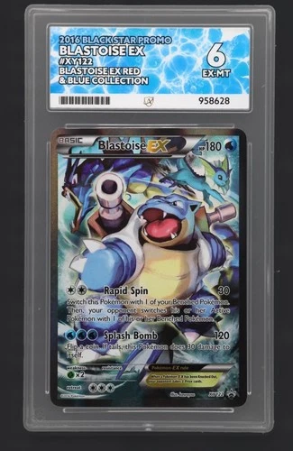 Graded Blastoise XY Black Star Promo XY122 ACE 6 Pokémon TCG UK