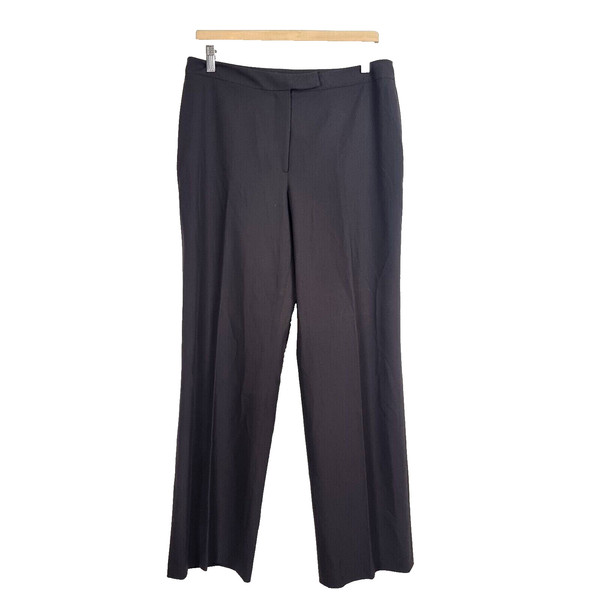 KAMIKO BY DOLINA Womens Dress Pants Size 14 Brown High Rise Wide Legged Ladies