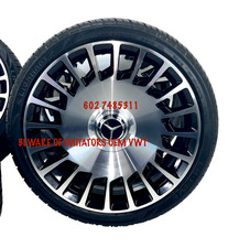 19 Inch Rimstires Staggered 275 245 New Package 8.5 9.5r Black Machined 5x112