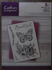 Crafters Companion, Beautiful You stamp set