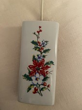 Humidificateur d'air en Céramique décor floral, Saturateur Radiateur à Suspendre