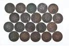 Lot 20 1800's 1890-1899 Indian Head Penny Cents US Coin Collection 2/5 Roll *885