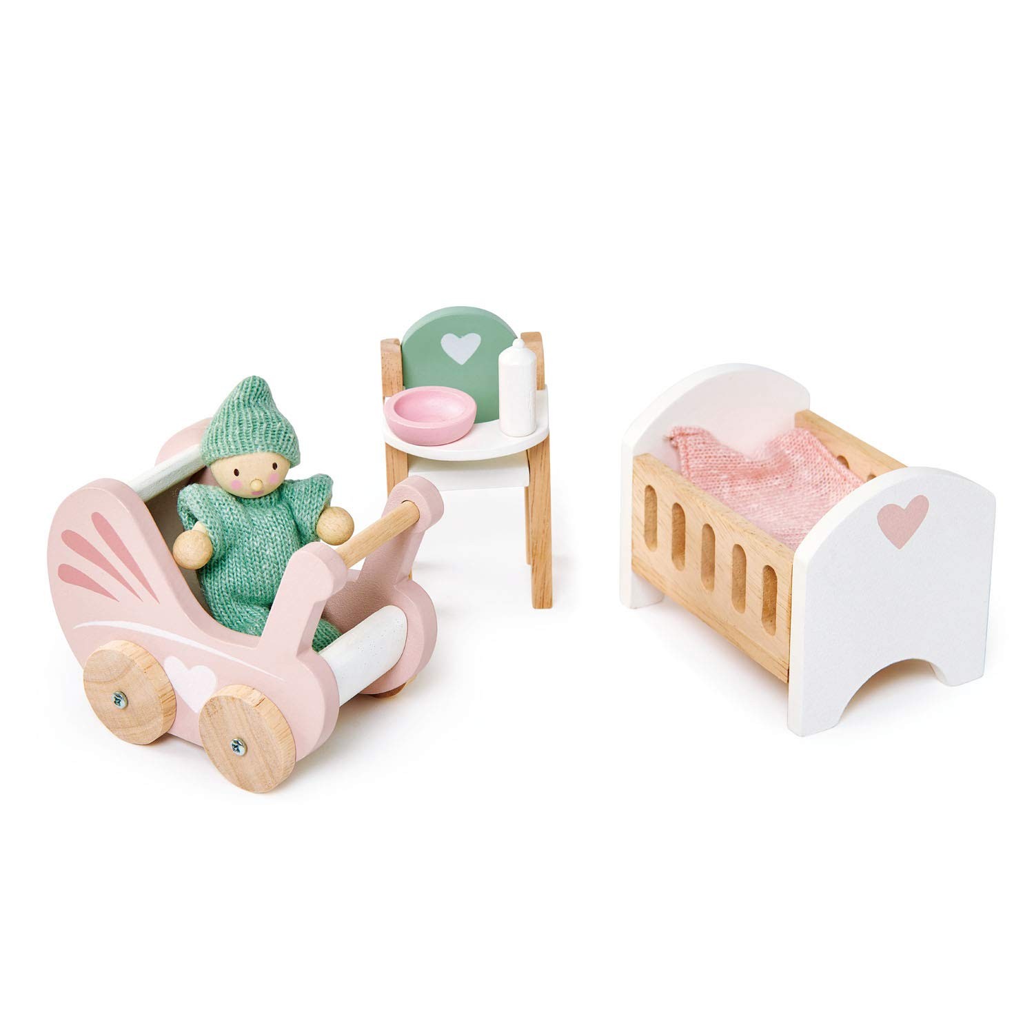 Tender Leaf Toys - Dovetail Dollhouse Accessories -Detailed Ultra Stylish Wooden