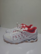 Nike Reax 8 TR White Red Gum Men's Low Top Lace Up Athletic Sneakers Activewear