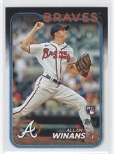 #494 2024 Topps Allan Winans Rookie Atlanta Braves 