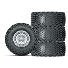 Set Of 4 Gtw 10 Medusa Machinedsilver Wheels On 22 All Terrain Tires Set Of 4 Gtw 10 Medusa Machinedsilver Wheels On 22 All Terrain Tires