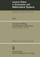 Decision Making With Multiple Objectives Yacov Y. Haimes