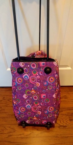 Pretty Purple Wheeled Overnight Bag/Weekender