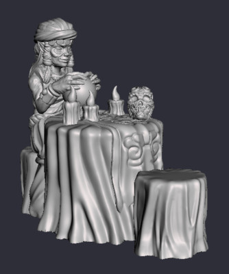 Wahrsagerin The Secret of the Crimson Troupe EC3D 28mm 32mm