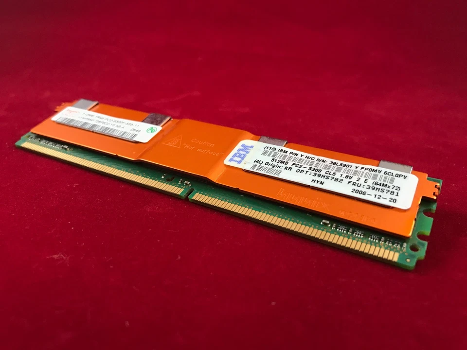 IBM 1GB 2x512MB Memory Kit 39M5782 DDR2 PC2-5300 Server - Image 4 of 4
