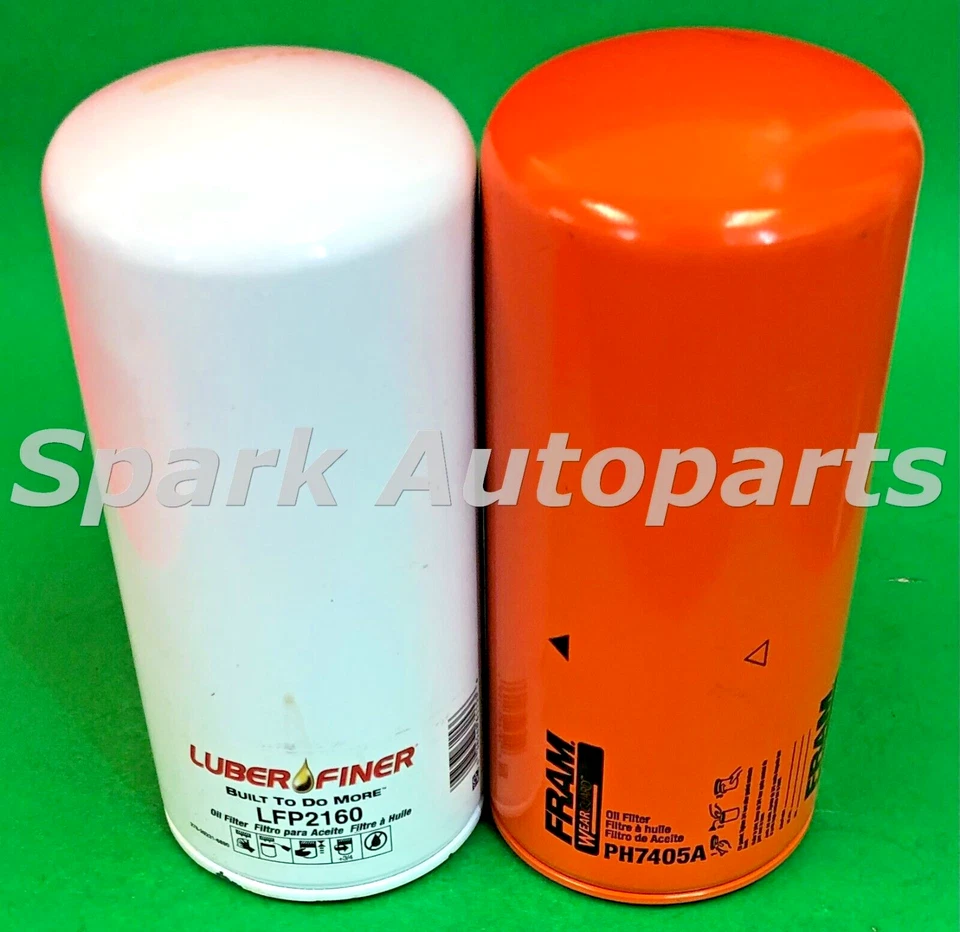 New Lot of 2 Engine Oil Filter FRAM PH7405A LUBER-FINER LFP2160 For FREIGHTLINER Foto 2 de 3