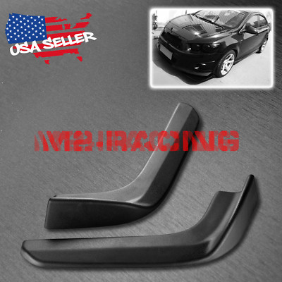 Universal Front Bumper Lip Splitter Spoiler Diffuser Black Urethane Body Kit S09