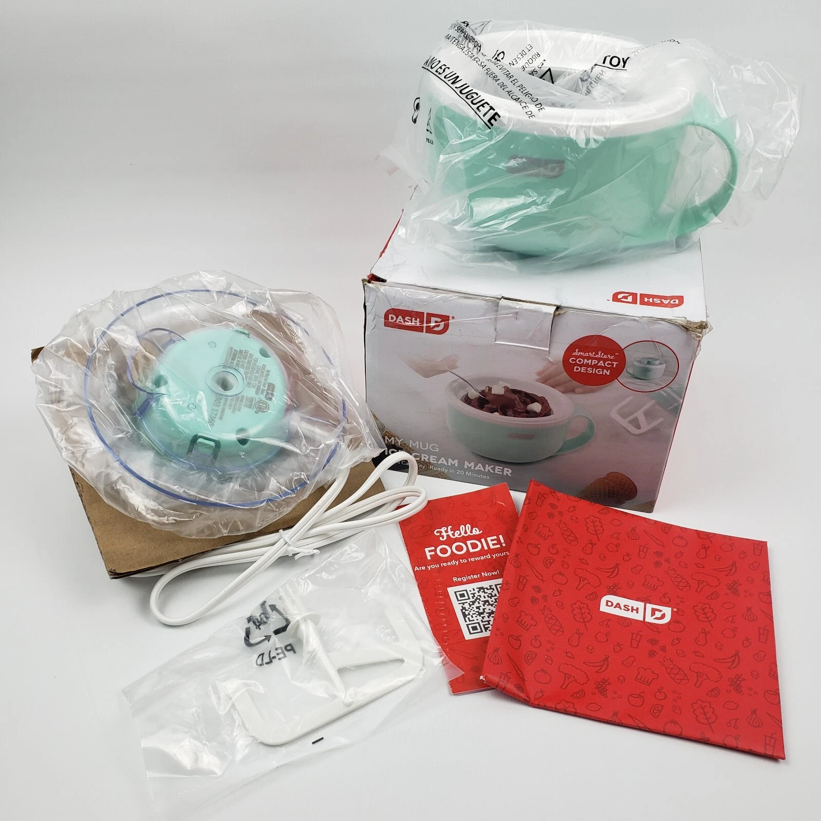 Dash My Mug Ice Cream Maker - 1 PINT Single Serve - Ready In 20 Minutes! NEW
Opens in a new window o