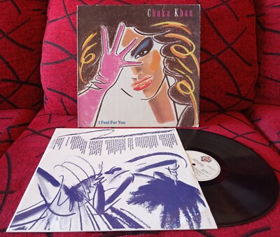 CHAKA KHAN ** I Feel For You ** ORIGINAL 1984 SPAIN  LP w/ INSERT PRINCE