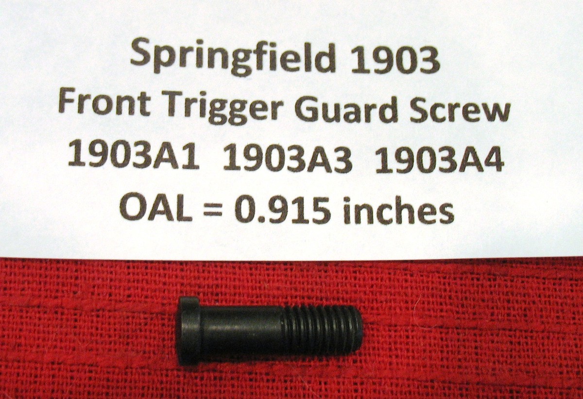 Springfield Model 1903 Front Guard Screw 1903A1 1903A3 1903A4 | eBay