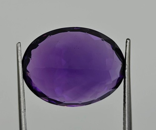 Natural Certified Amethyst Oval Shape 98.56 Ct Amazing look Loose Gemstone - Picture 3 of 4