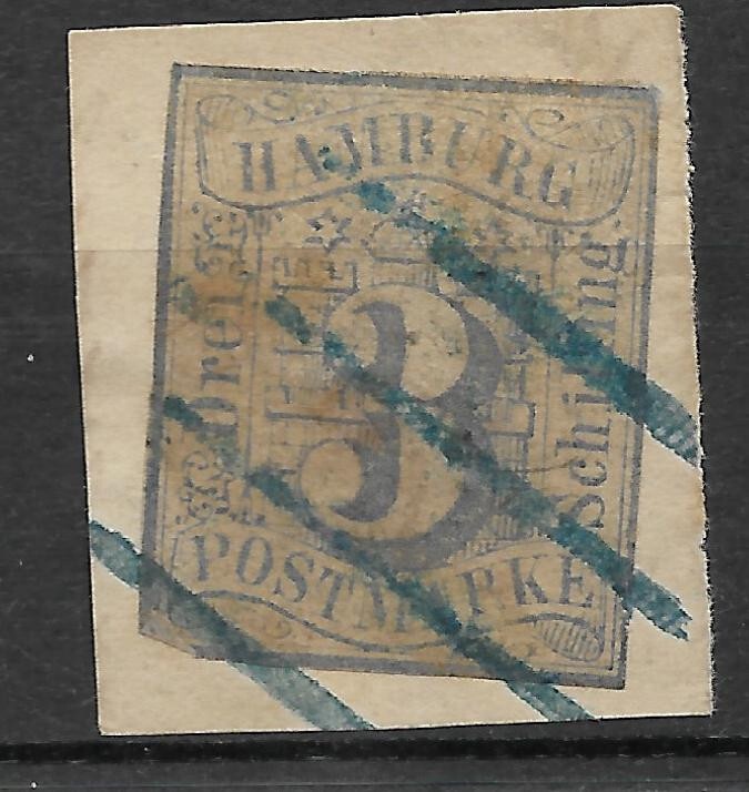 GERMANY HAMBURG Yv# 4 USED on fragment | eBay