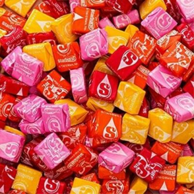 Starburst Original Fruit Chews BULK CANDY- 1 POUND- Cherry/Orange/Lemon/Strawbry