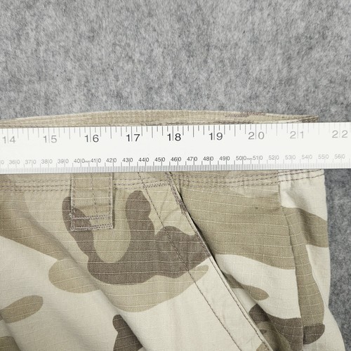 CSG Camo Cargo Shorts Mens 42 Beige Ripstop Military Ripstop Champs Sports Gear - Picture 10 of 13