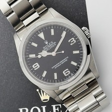 Rolex Explorer Men's Black Watch 