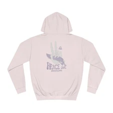 Quiksilver Outlaw Surf Peace Out Back Hoodie