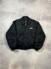 Vintage Alpha Industries CWU 45 Pilot Bomber Jacket Size L