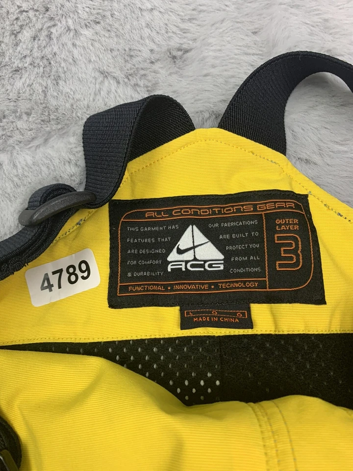 Pantalones de nieve Nike ACG para hombre grandes azules todas las condiciones equipo capa exterior 3 nieve Foto 4 de 4