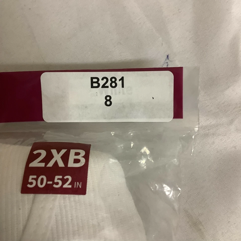 Fruit Of The Loom Mens Undershirt White Cotton Pack Of 3 Size 2XB 50-52 In  - Image 3 of 3