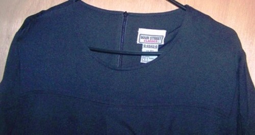 VESTIDO NEGRO ELEGANTE MANGA LARGA MAIN STREET CLASSICS PARA MUJER TALLA 1XL - NUEVO CON ETIQUETAS - Imagen 5 de 5
