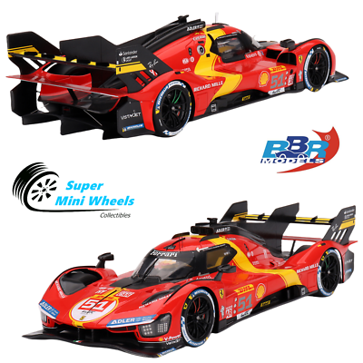 Miniature BBR 1/18 Ferrari 499P Spa 2023 - Résine - CS18004