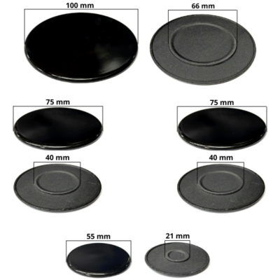 SCHAUB LORENZ 4 BRUCIATORI PIATTELLI SPARTIFIAMMA 4 FUOCHI CUCINA GAS