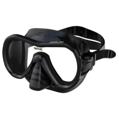 SEAC SUB Maske Giglio Black Tauchen Apnoe Tauchgänge Schnorcheln Meer